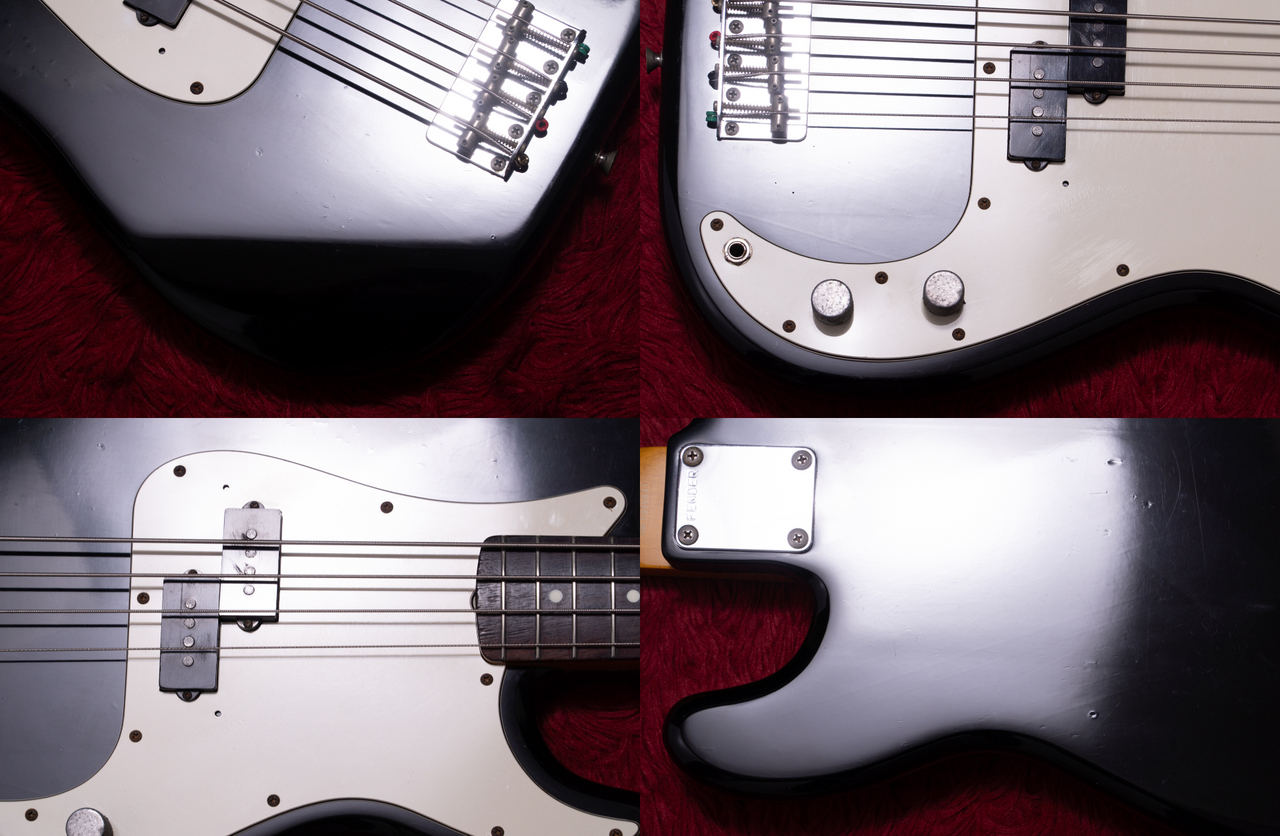 Fender Japan PB62-55 BLK 1984-1987 4.015kg #E949841 MADE IN JAPAN