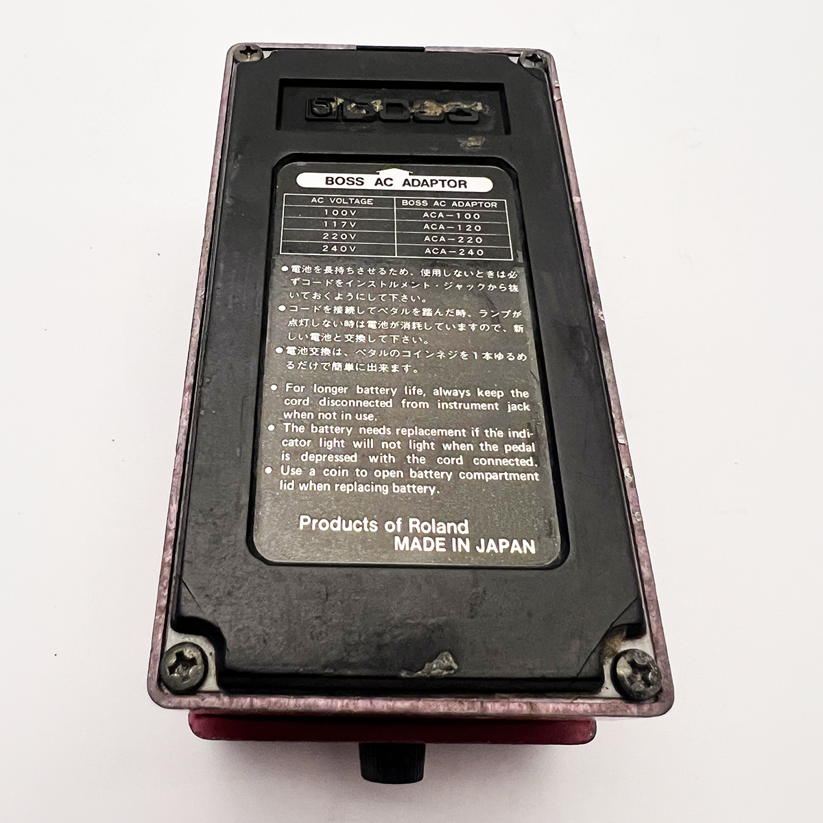 BOSS DM-2 1981年 最初期（ビンテージ）【楽器検索デジマート】