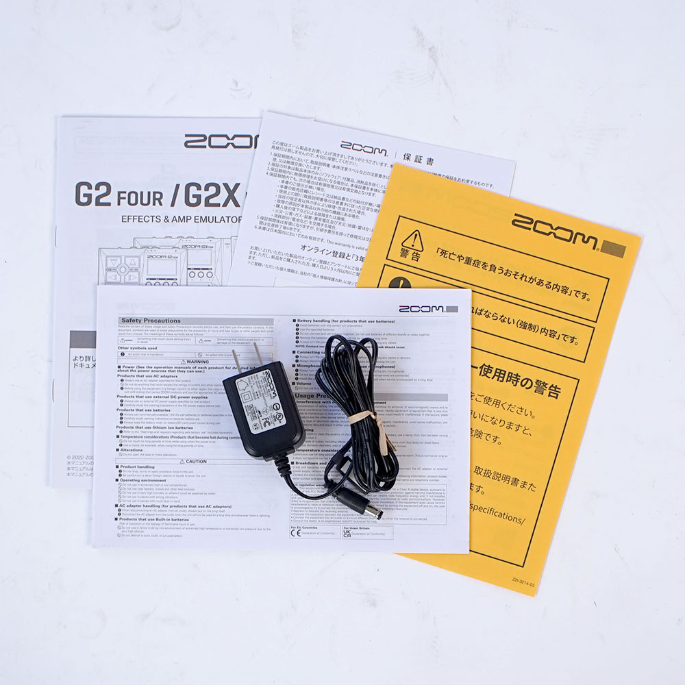 ZOOM 【中古】 ZOOM G2X FOUR ギターマルチエフェクター アンプ