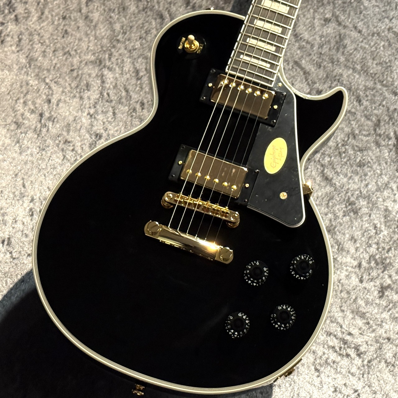 Epiphone Les Paul Custom ~Ebony~ #25091528588 【4.08kg】【エボニー