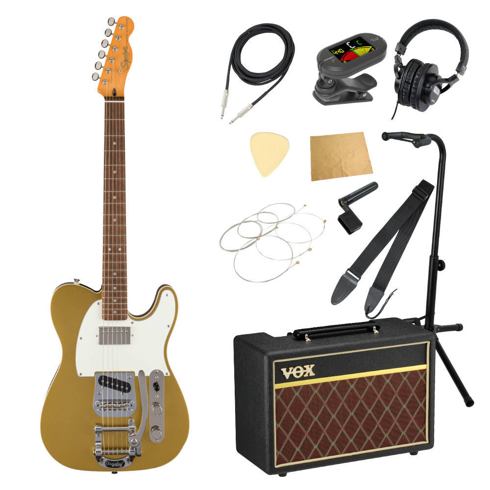 【セット売り】バッカス　エレキギター テレキャスター　VOX　ギターアンプ Bacchus BTE-1-RSM/M エレキギター初心者14点セット 【VOXアンプ