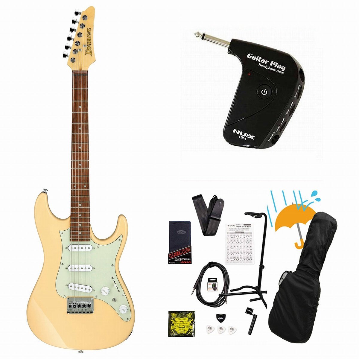 Ibanez エレキギター ギターケース付き Ibanez アイバニーズ エレキギター AZES31 単品〔ソフトケース