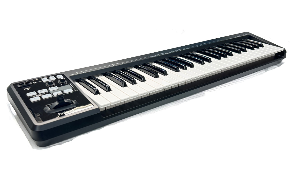 鍵盤楽器 midiキーボード Roland A-49 black