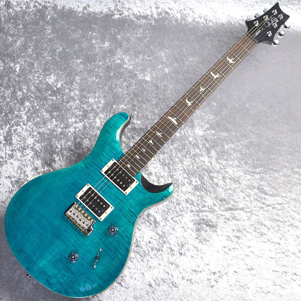 ギター PRS SE Custom Blue Matteo PRS SE CUSTOM 24 エレキギター／ Blue Matteo /Natural Back