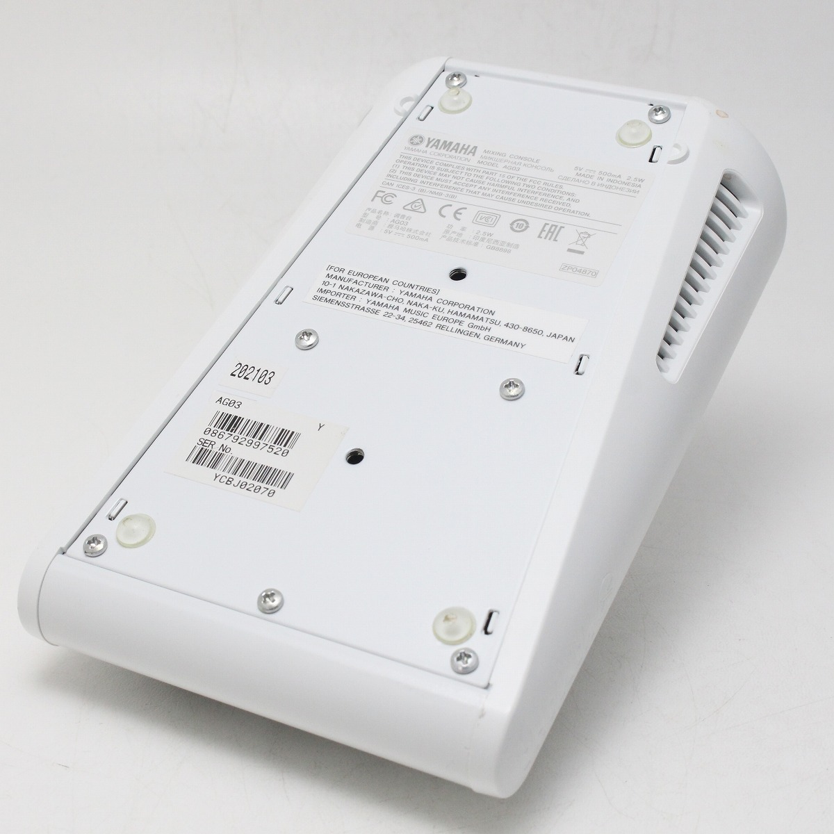 YAMAHA AG03 【御茶ノ水本店】（中古）【楽器検索デジマート】