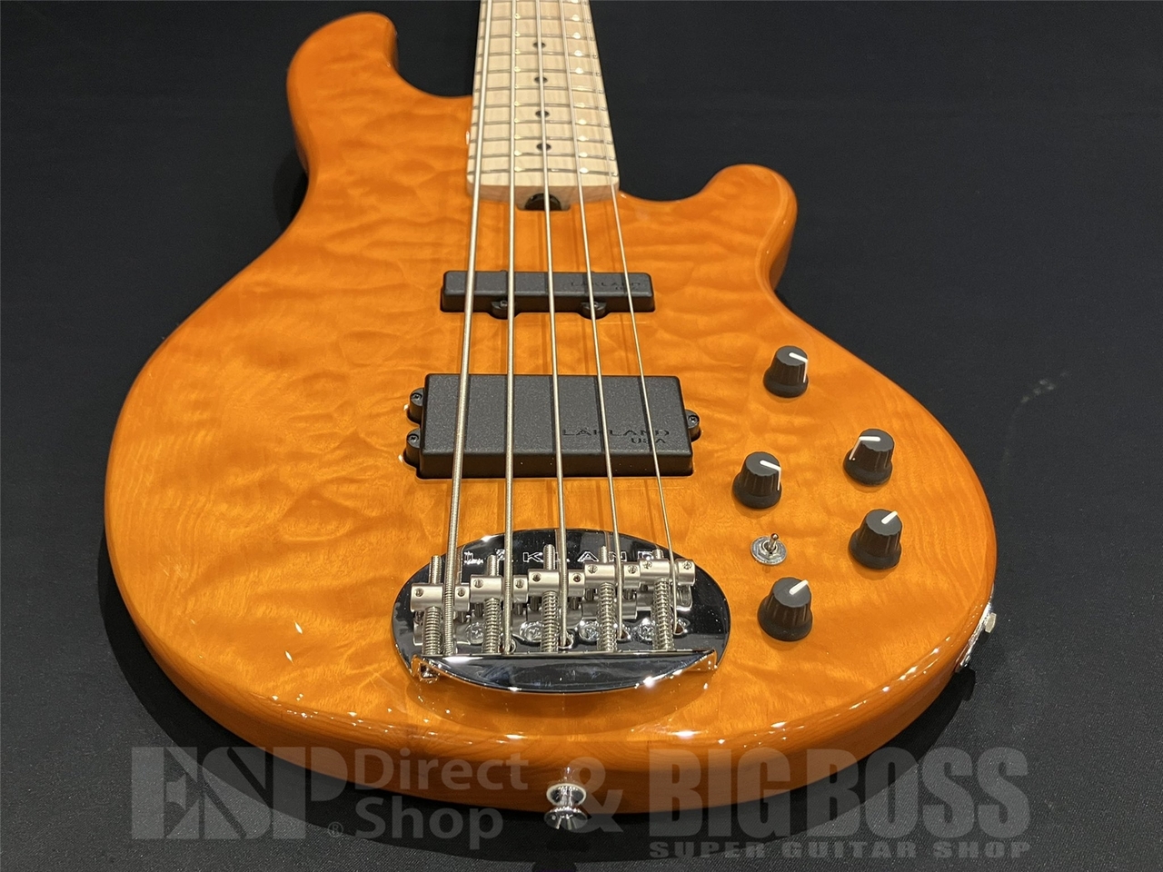 Lakland SL55-94 Deluxe / Amber Translucent / Maple FB（新品/送料