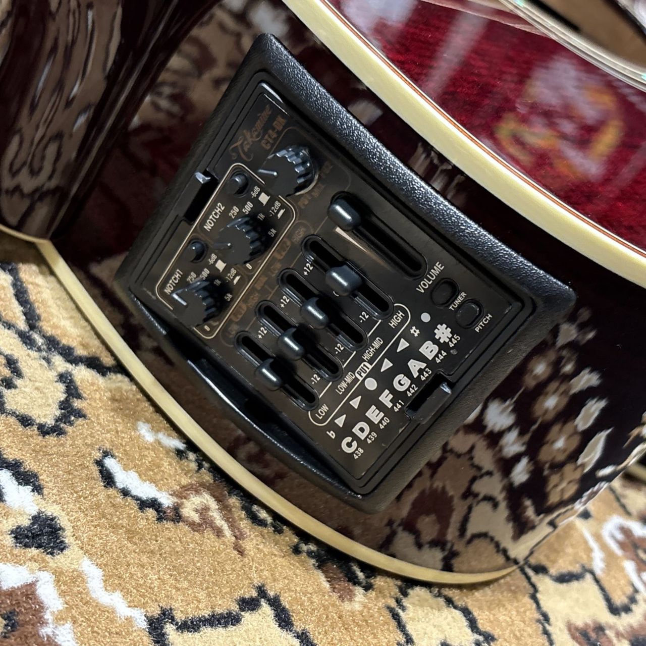 Takamine DMP50S WR エレアコギター セミハードケース付属