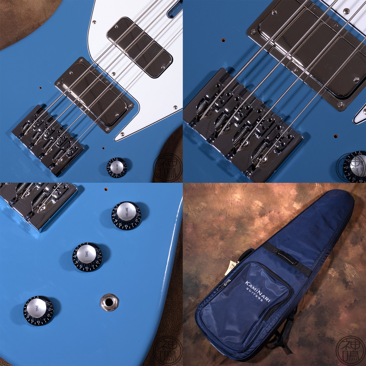 KAMINARI K-YB2 YARDBIRD 2 Pick-ups / Dove Blue(#0113)【訳あり特価