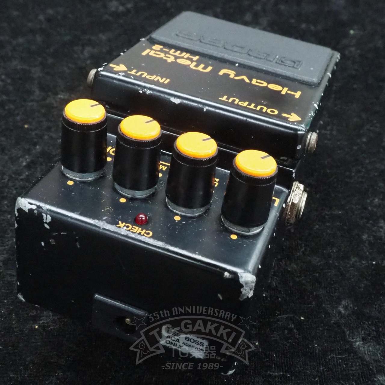 レア boss hm2 1983年製　最初期　dc9v対応 BOSS HM-2 Heavy Metal (JAPAN)（ビンテージ）【楽器検索