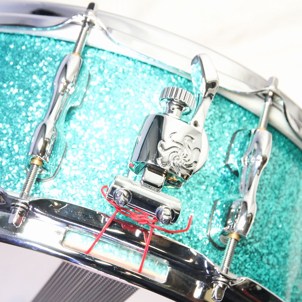 SAKAE SD1455MA/MH Maple Snare 14×5.5 Turquoise Champagne サカエ