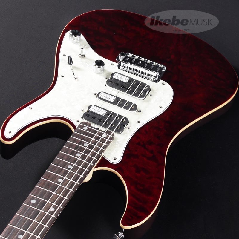 美品 SCHECTER sd-2-24 see-thru red SCHECTER SD-2-24-AL (See-Thru Red/Rosewood) -Made in Japan