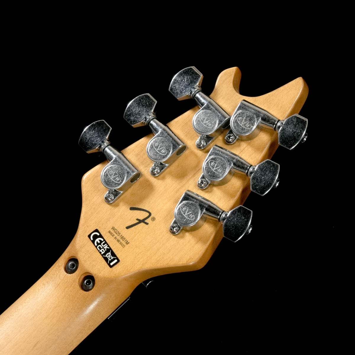 EVH Limited Edition Wolfgang Special Striped Series Ebony FB Red