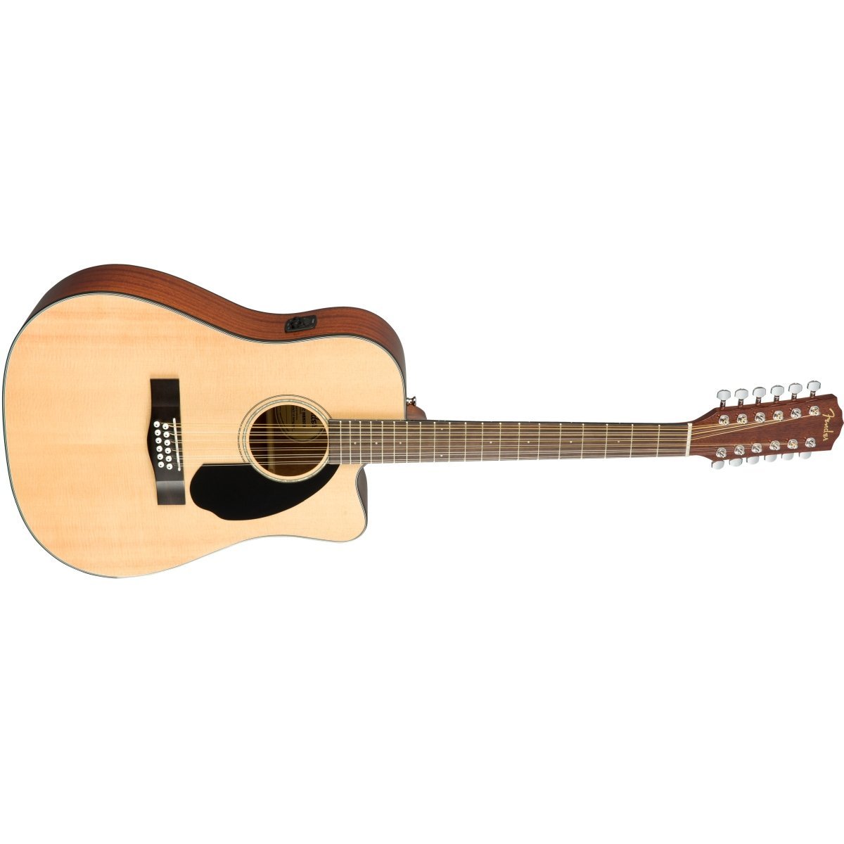 Fender CD-60SCE Dreadnought 12-string Walnut Fingerboard Natural