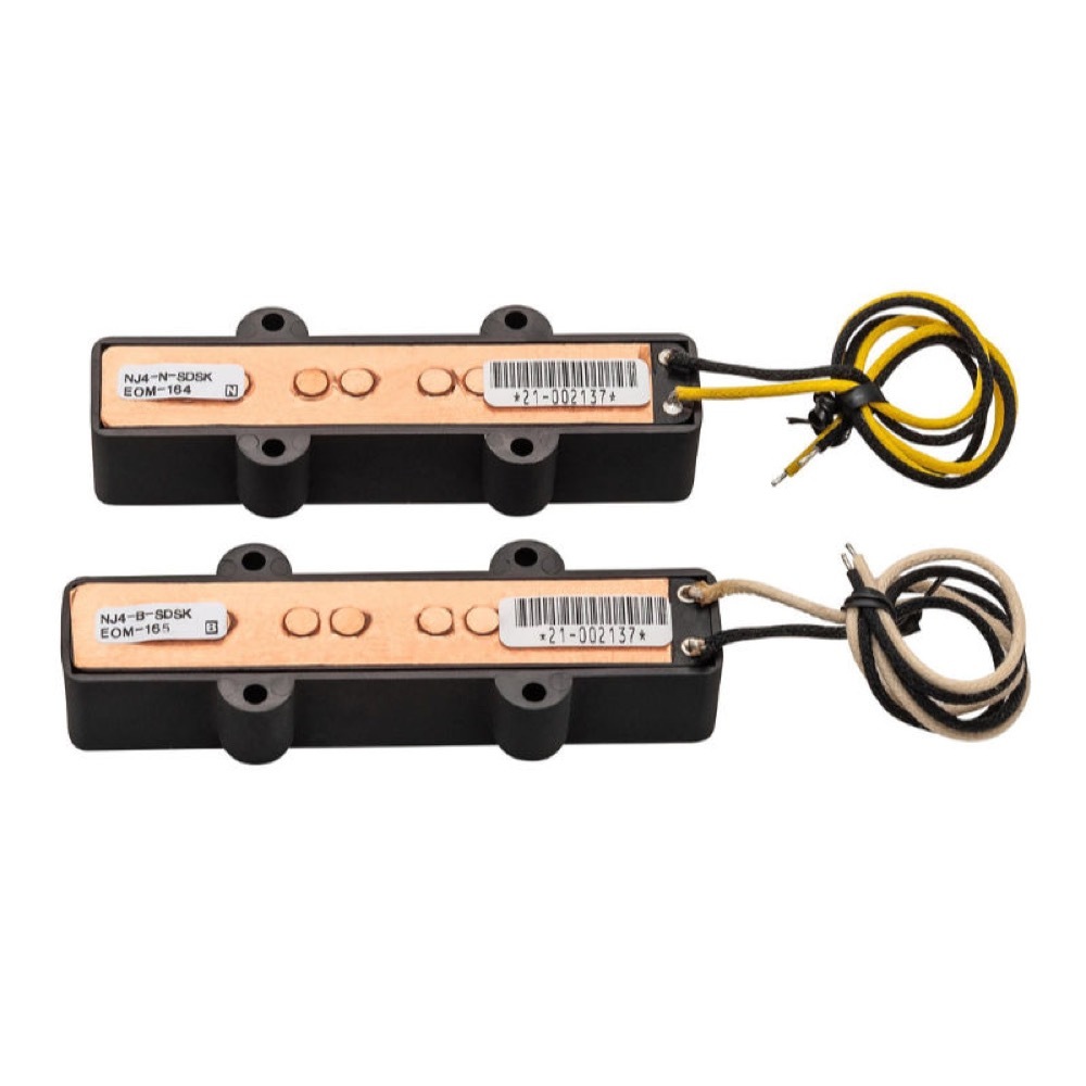 Sadowsky ジャズベース用ピックアップ セット Sadowsky SAC PU J4 S J/J-Style Bass Pickup Set Single Coil 4