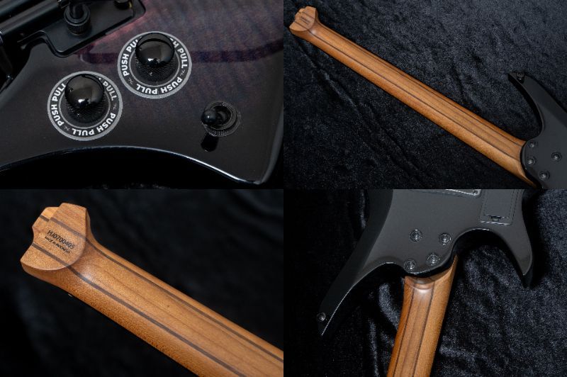 HEX Guitars N700 Transparent Purple Burst（新品/送料無料）【楽器