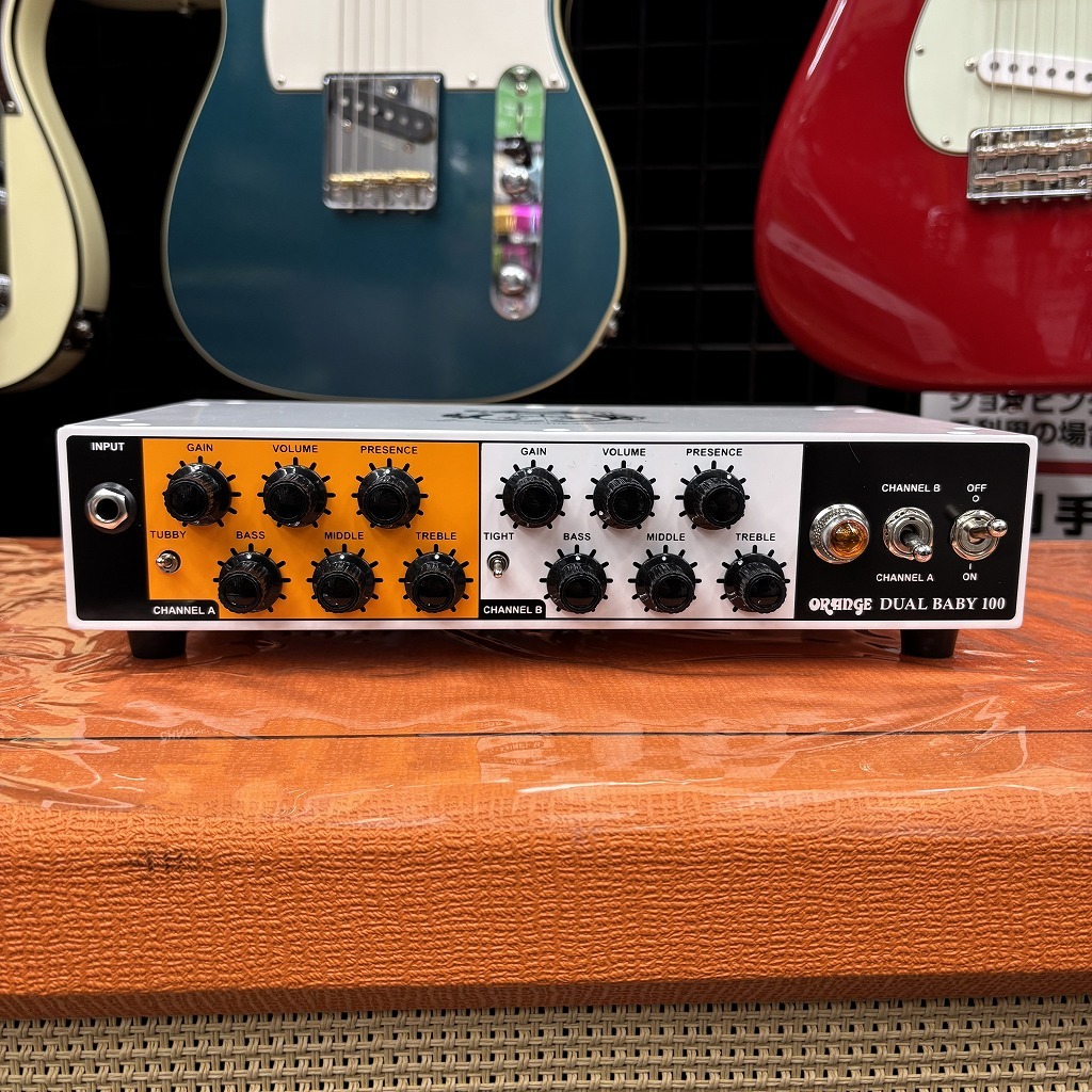 おれんじゆーじ　400ｗと100ｗセット ORANGEより、小型軽量のギター用100Wアンプ・ヘッド“BABY