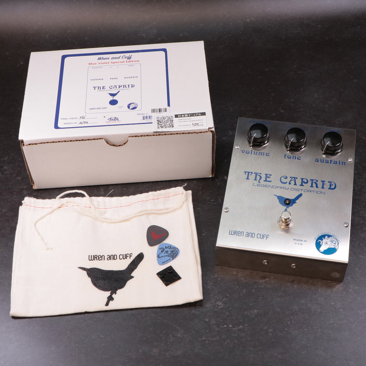 Wren and Cuff Creations Caprid Blue Violet Special Edition ファズ