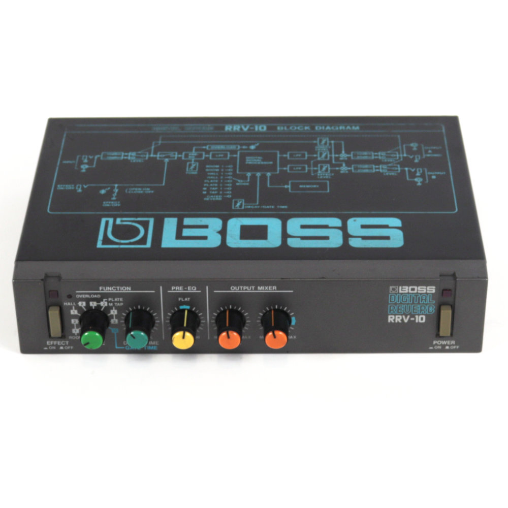 BOSS 【中古】 デジタルリバーブ エフェクター BOSS RRV-10 DIGITAL REVERB マイクロラックシリーズ