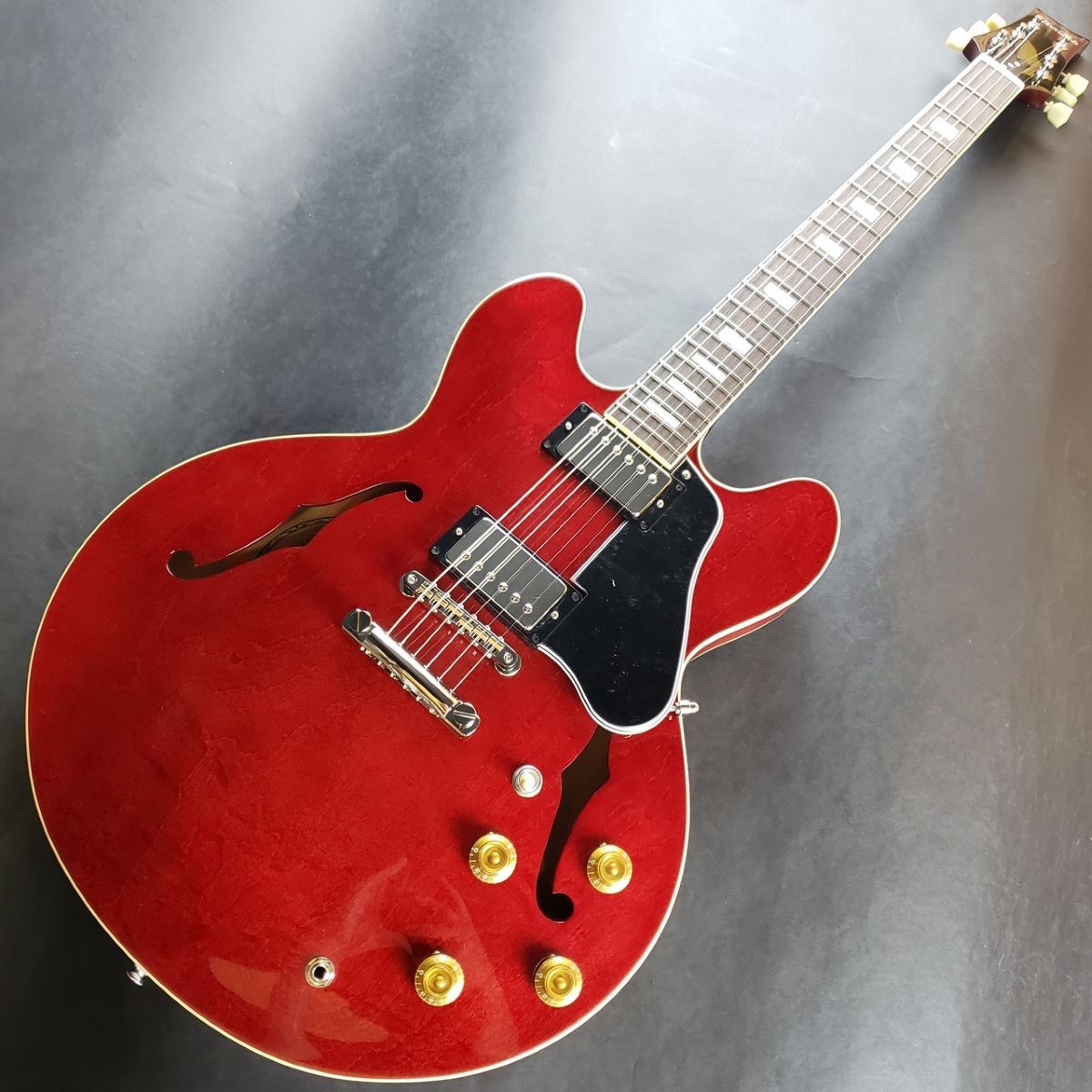 Three Dots Guitars SH Cherry セミアコ ES-335-