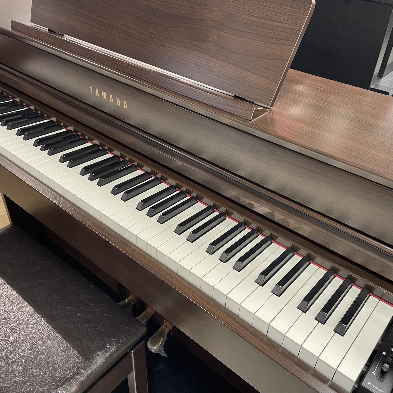 YAMAHA ヤマハ 電子ピアノ SCLP-6450 木製鍵盤 楽器 F205