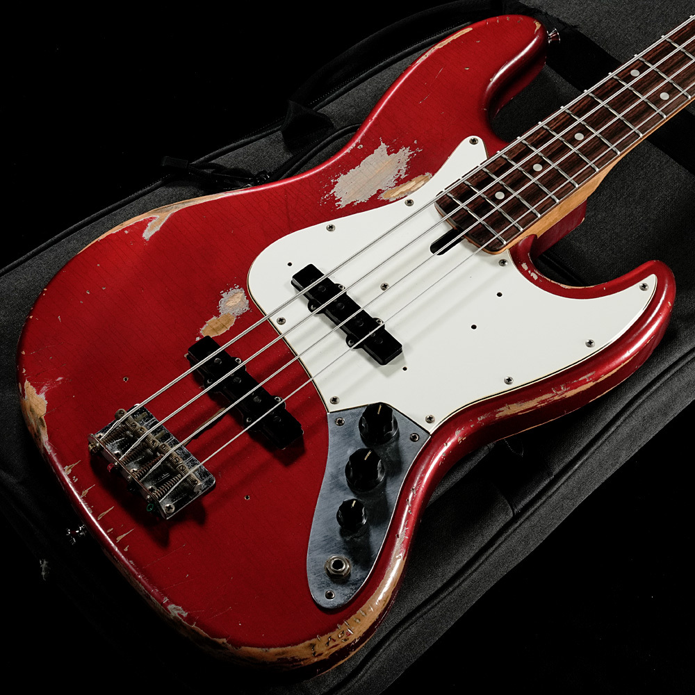 FULLERTONE GUITAR JAY-BEE 60 Heavy Rusted Candy Apple Red MH 【SN