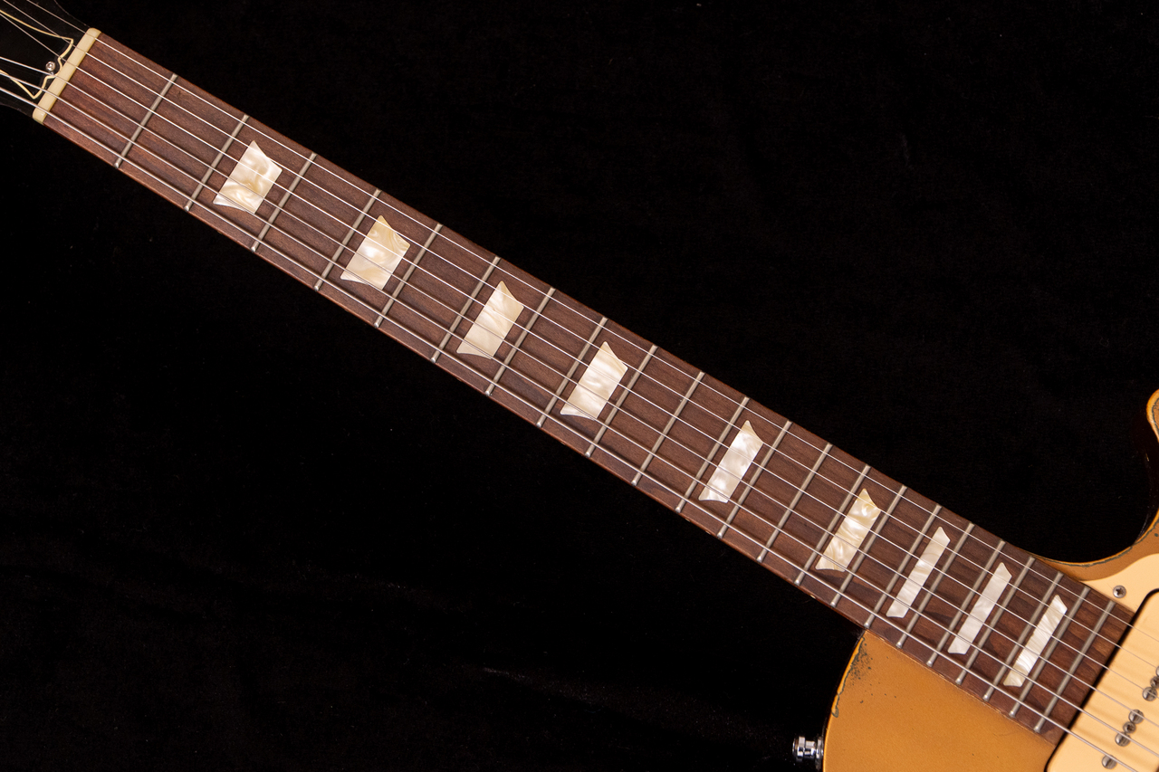 Gibson 50s Les Paul Tribute Gold Top Satin 2011 3.39kg #134811396
