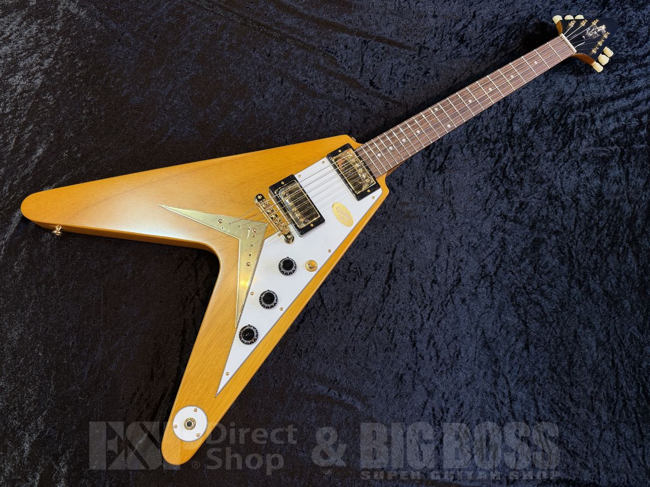Epiphone Inspired By Gibson Custom Shop Korina 1958 Flying V【Aged