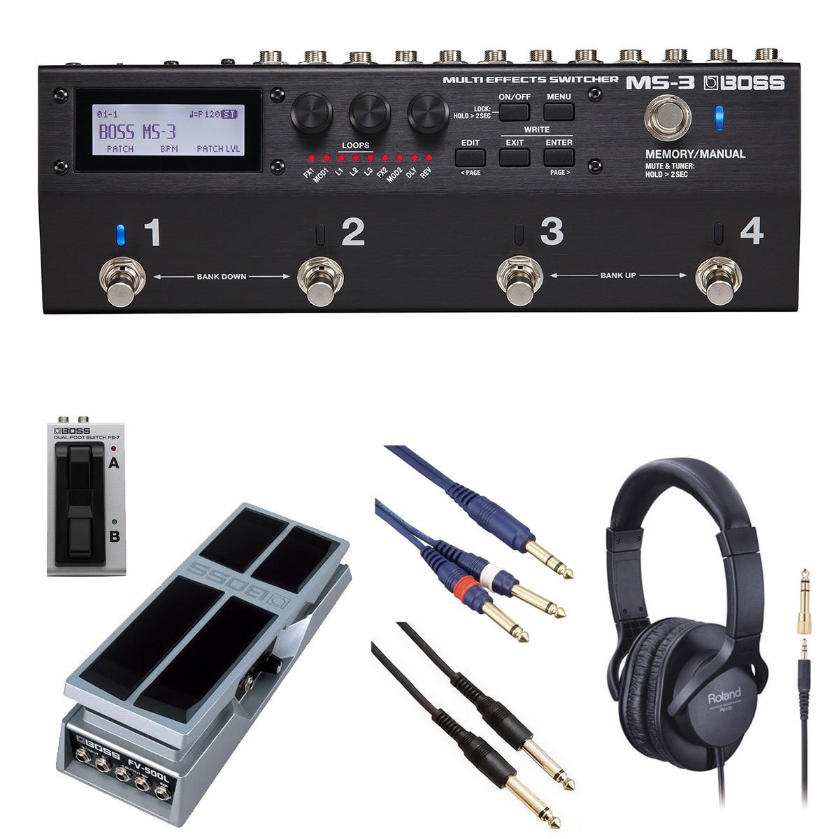 BOSS MS-3 FS-7セット Amazon | 【フットスイッチ FS-7セット】BOSS Multi Effects
