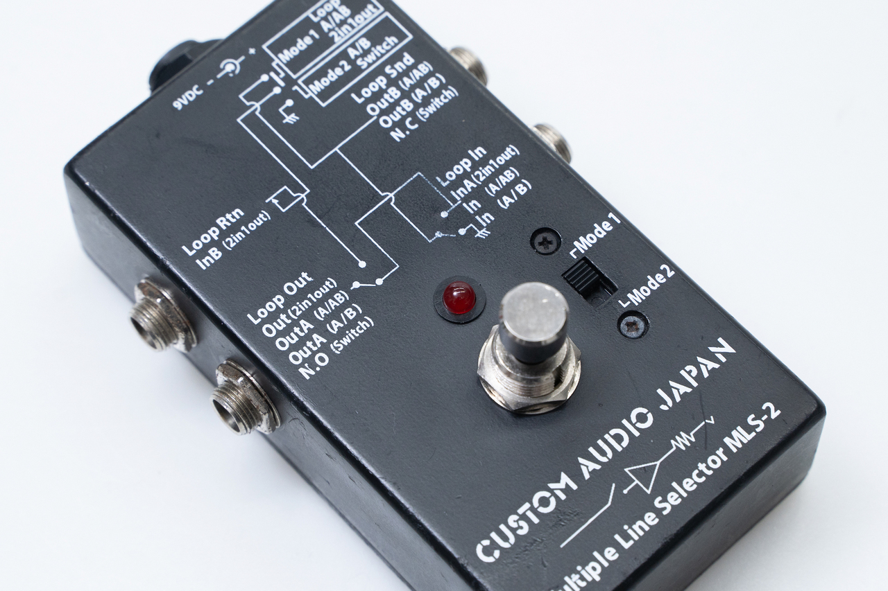 希少★CUSTOM AUDIO JAPAN MLS-2 ラインセレクター CAJ Custom Audio Japan(CAJ) Multiple Line Selector MLS-2【GIB