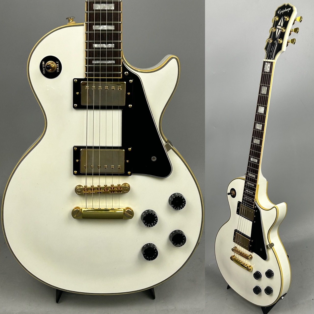 Epiphone Les Paul Custom White 2004年製（中古/送料無料）【楽器検索