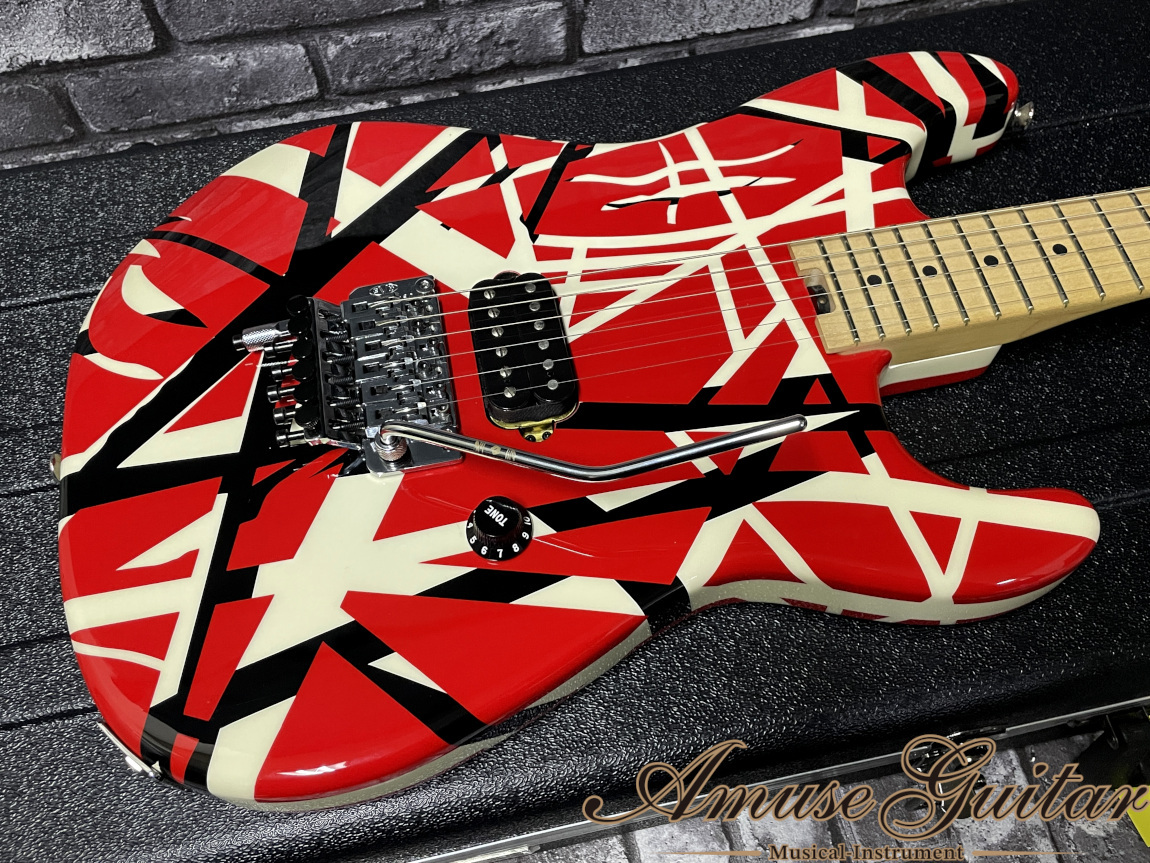 EVH Striped Series Red with Black Stripes 2020年製【Equipped with 