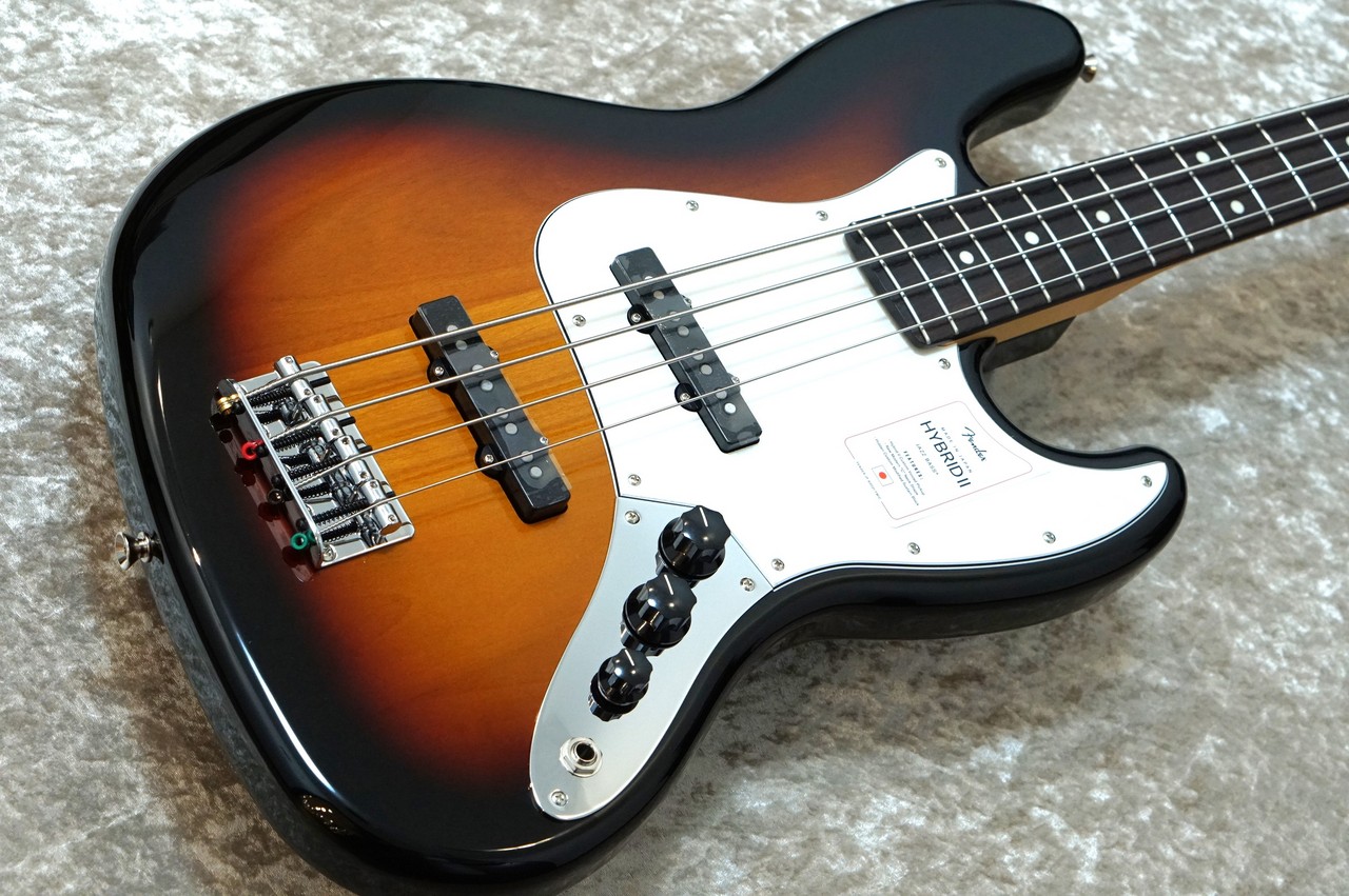 Fender Made in Japan Hybrid II Rosewood Fingerboard Jazz Bass -3 