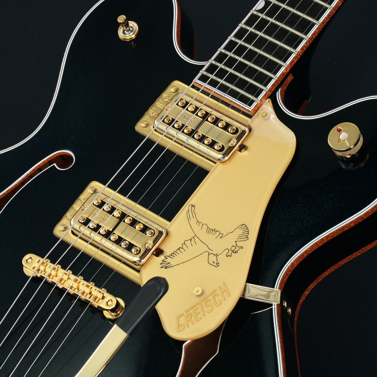 Gretsch Falcon Center Block LTD w/String-Thru Bigsby Midnight