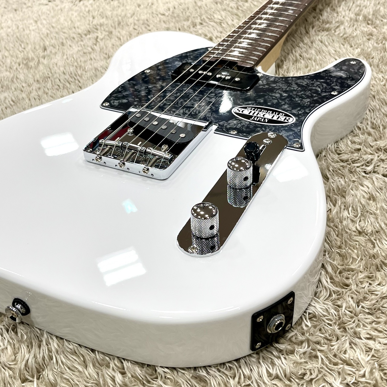 ギター SCHECTER OL-PT-P90/WHT/R SCHECTER JAPAN ORIGINAL LINE OL-PT-P90 (WHT/R) [SPOT MODEL