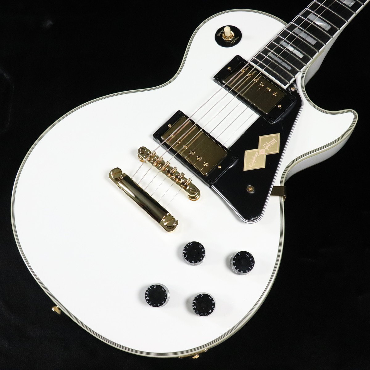 Epiphone Inspired by Gibson Custom Les Paul Custom Alpine White