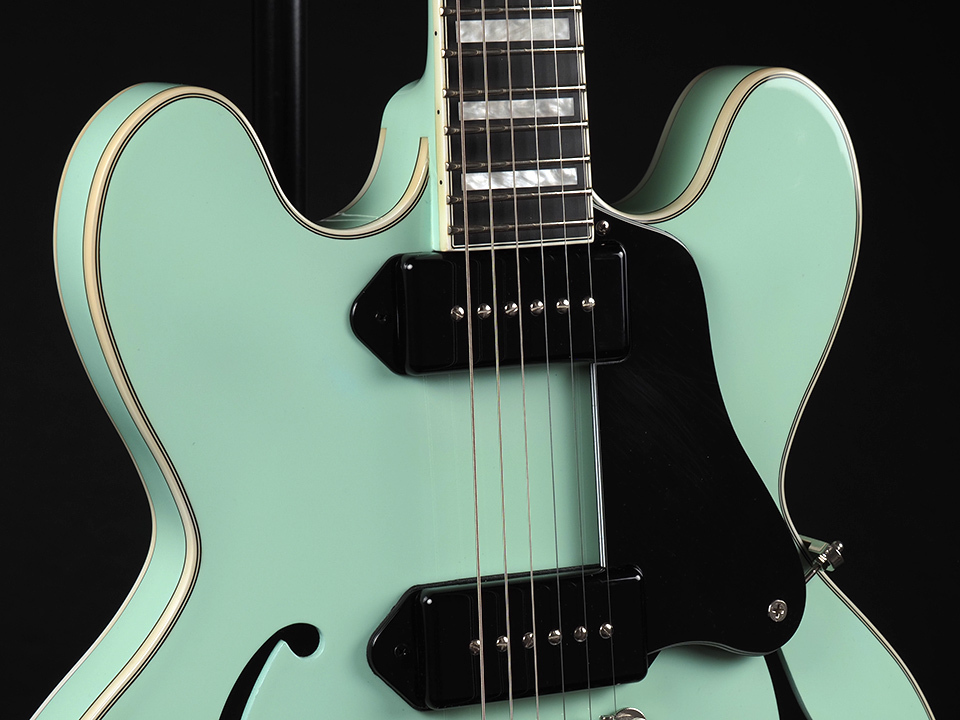 Seventy Seven Guitars EXRUBATO-ZEBRA FINCH SFG ~Surf Green
