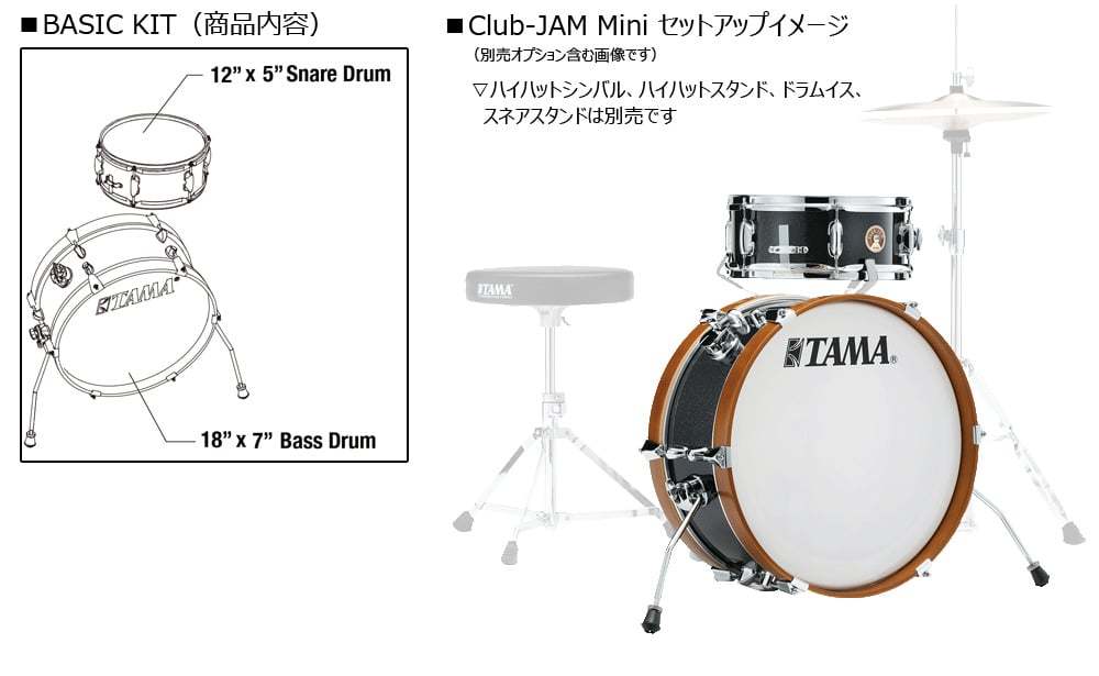 TAMA Tama LJK28S-CCM タマ Club-JAM Mini（新品/送料無料）【楽器検索