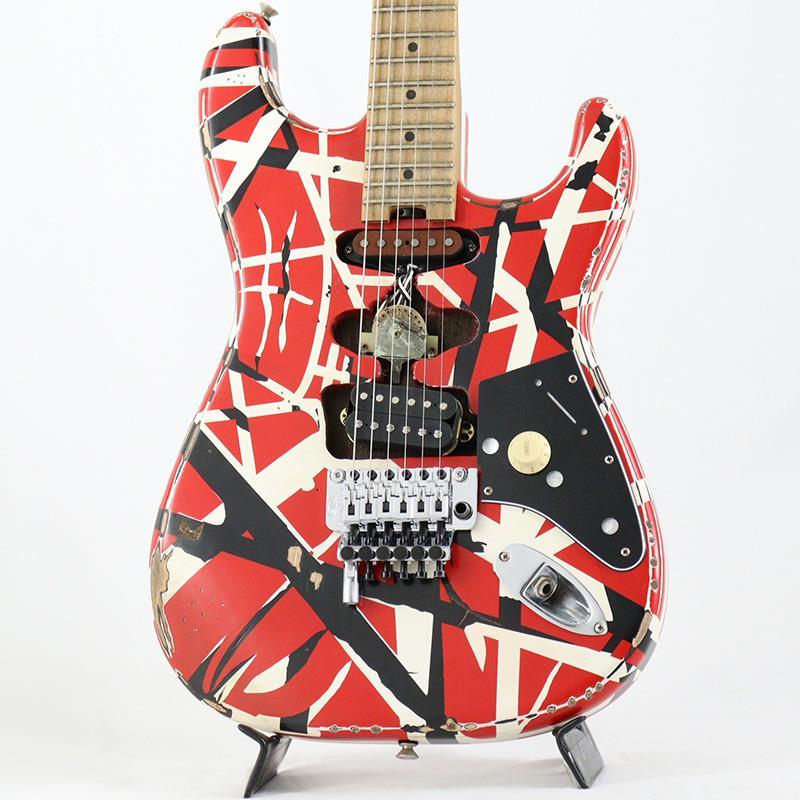 1点限り　ヴァンヘイレン　ストラト　レプリカ　EVH Frankenstein EVH Striped Series Frankenstein Frankie (Red with Black Stripes