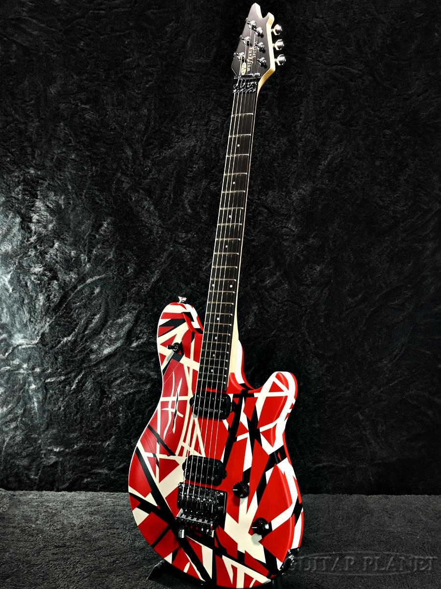 EVH Wolfgang Special Striped -Red, Black and White