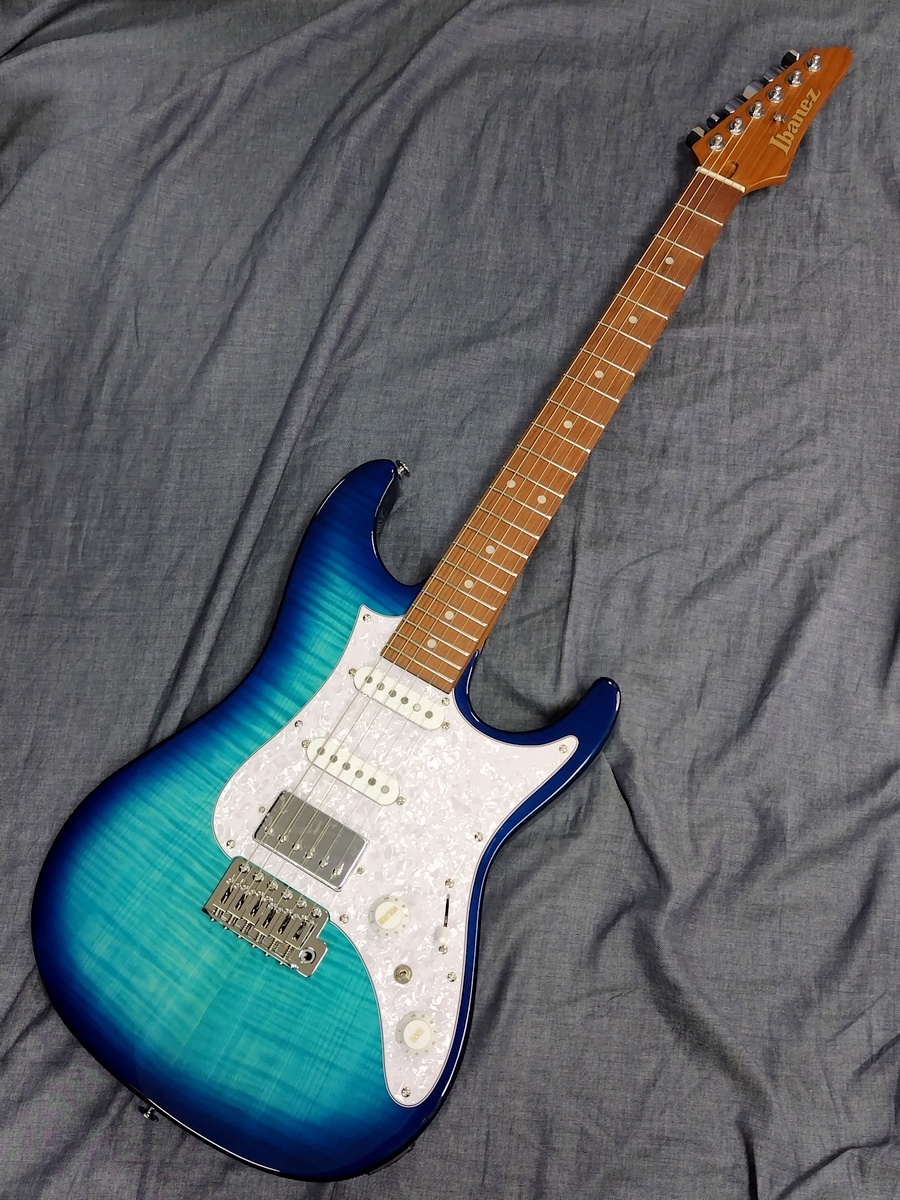 Ibanez AZ22S1F TXB (Transparent Turquoise Burst) AZ Standard