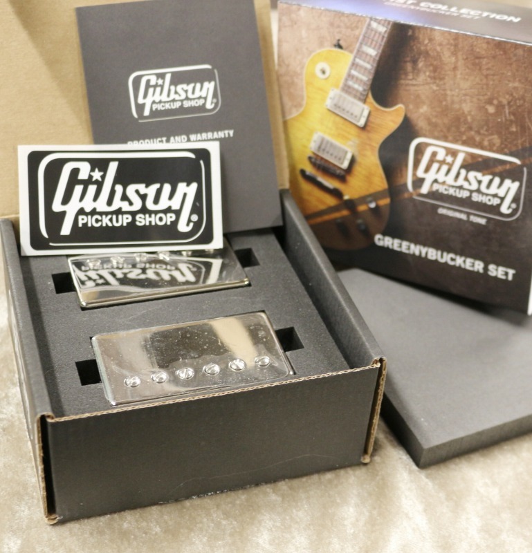 Gibson Greenybucker Set【Double black】【Nickel cover】【Unpotted