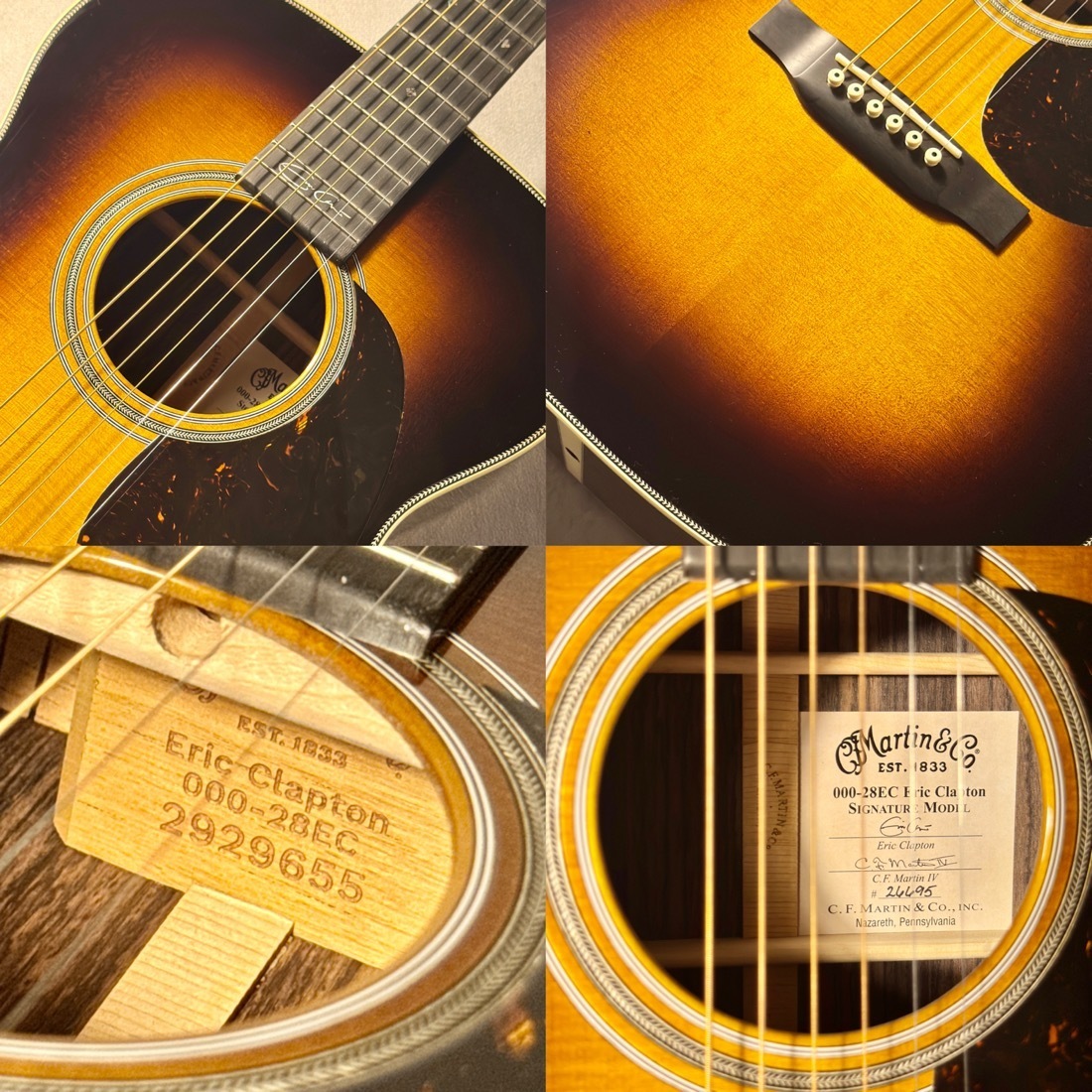 Martin 000-28EC Sunburst シリアルナンバー:2929655【サンバースト