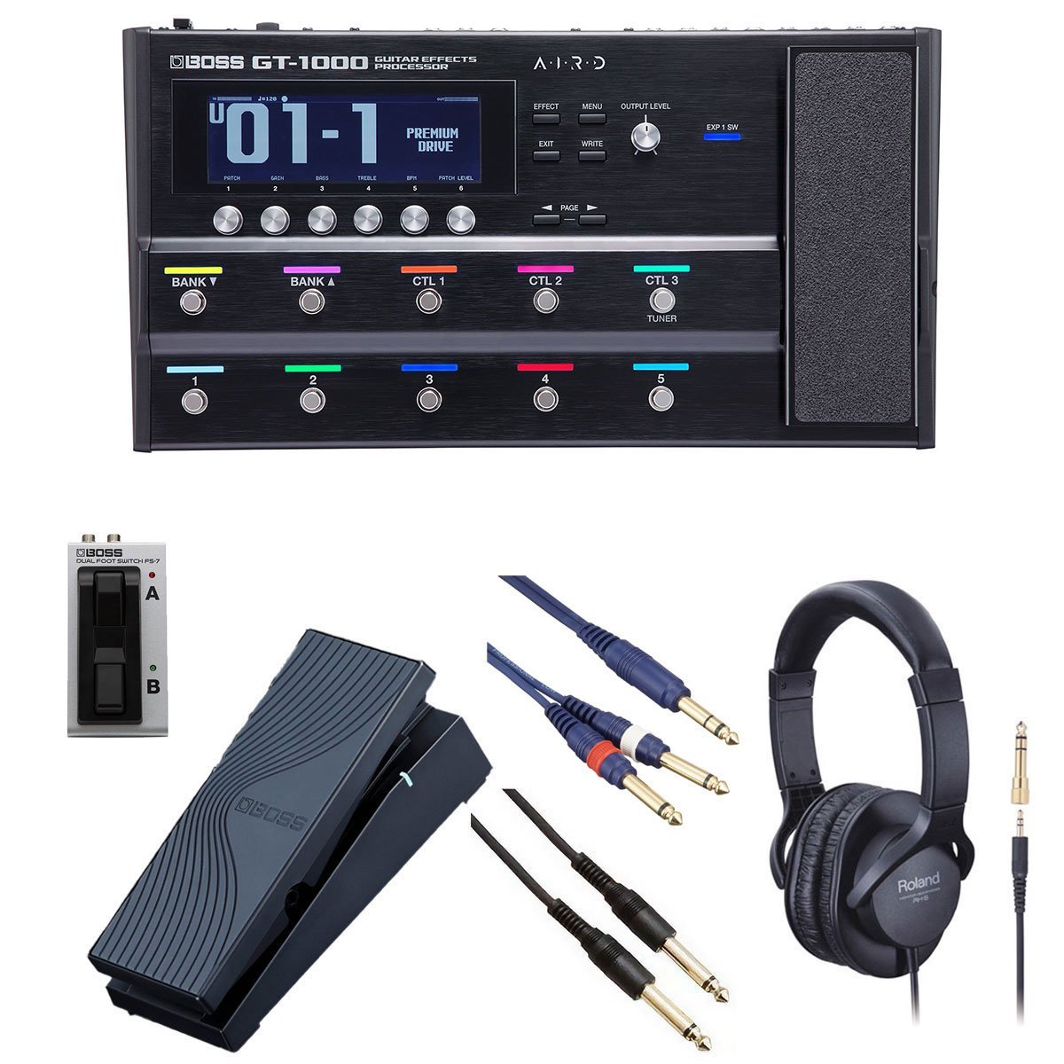 BOSS GT-1000 [自由自在にサウンドメイクセット] FS-7 + EV-1-WL