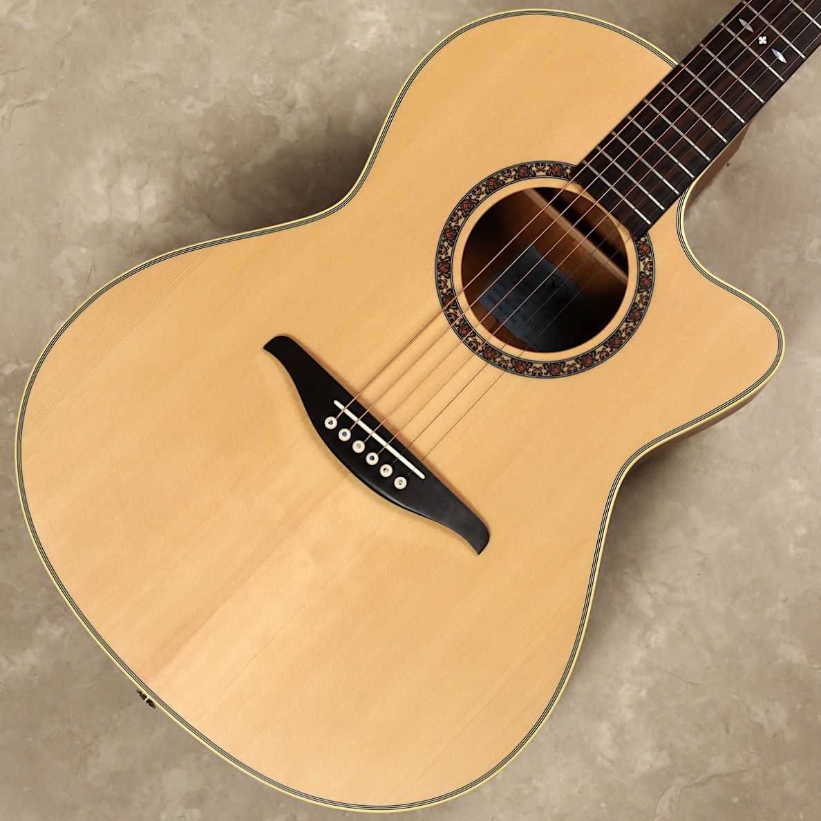 K.Yairi SRF-MH1 CE エレアコギター トップ単板 ギグケース付属（新品