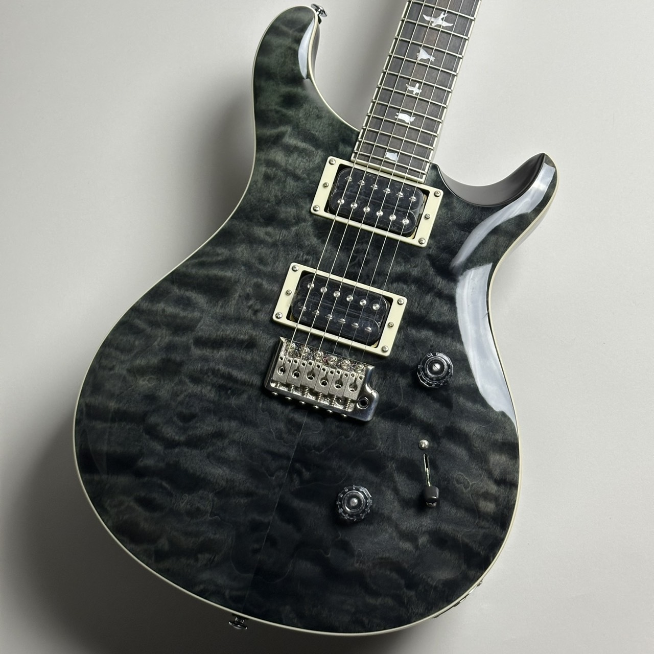 PRS Custom24 SE 島村楽器限定　Quilt gray-black P.R.S. SE Custom 24 Quilt (Gray Black)【限定生産モデル