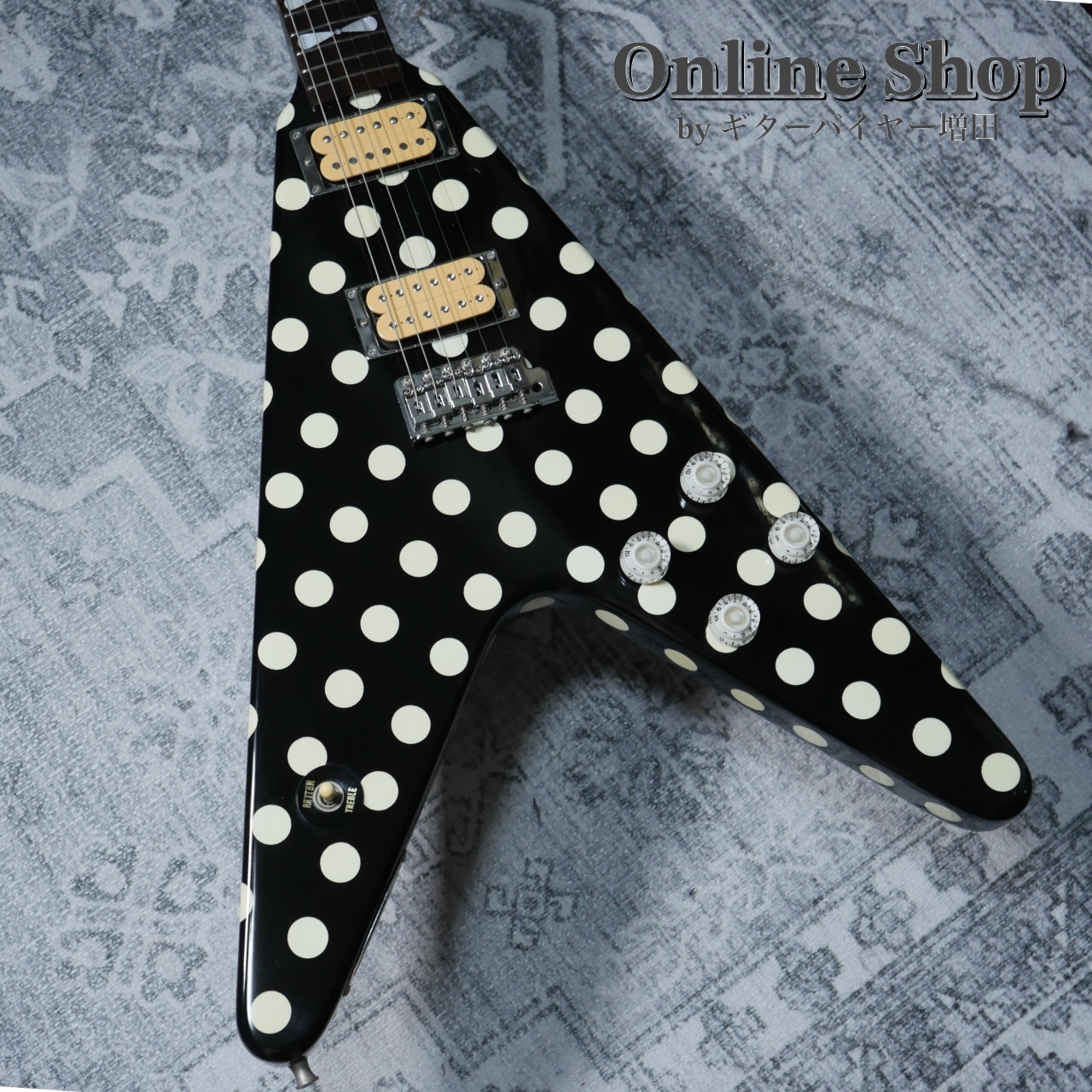 FERNANDES 【試奏動画】1990s FV-105RR BL-W Polka Dots（中古