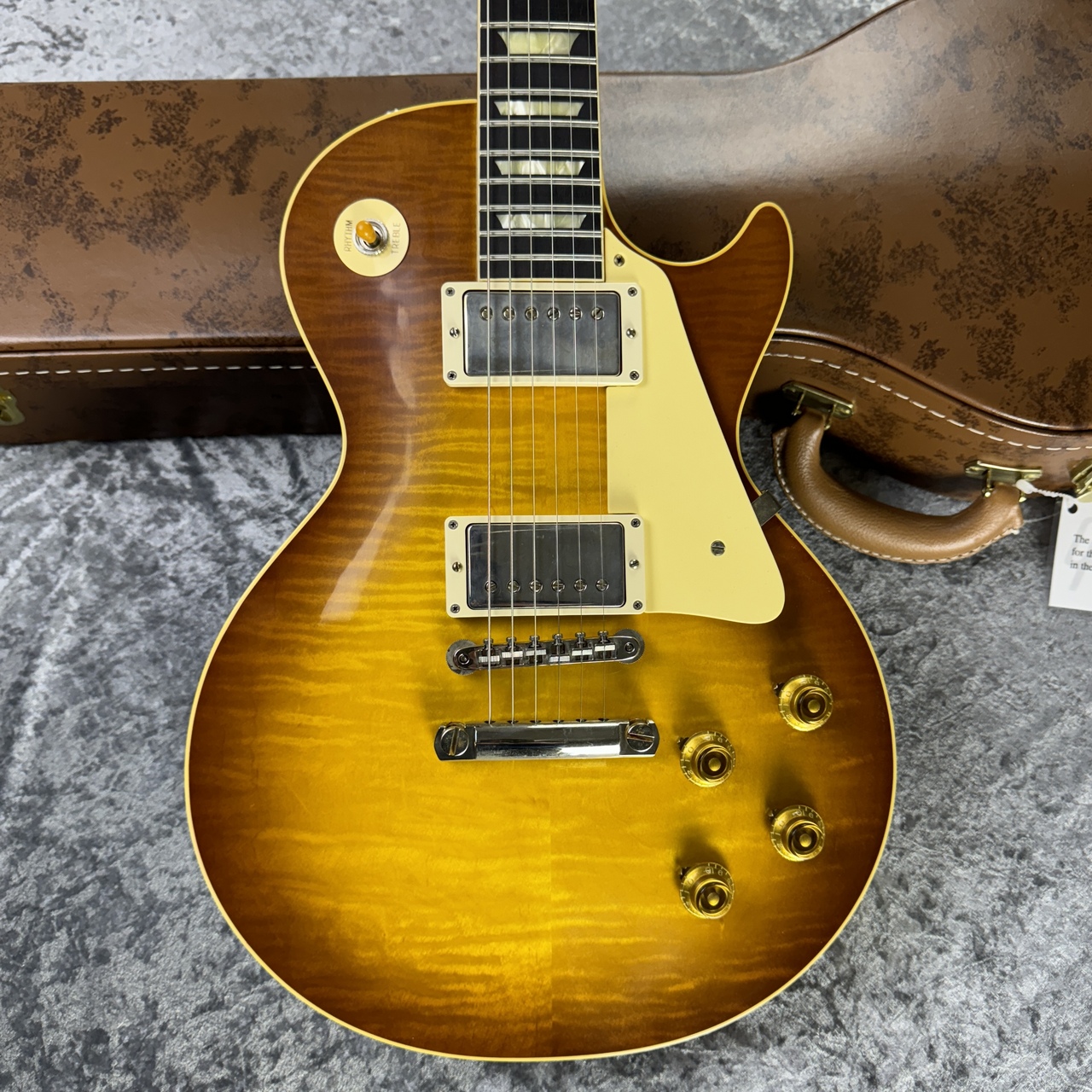 Gibson Custom Shop 【極上霜降り杢】1959 Les Paul Standard Reissue VOS Iced Tea Burst  #9 4896 [3.91kg]3Fフロア（新品）【楽器検索デジマート】