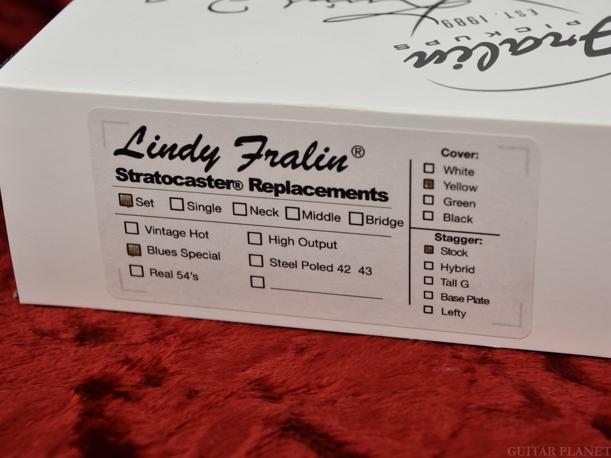 LINDY FRALIN Blues Special Set For Stratocaster【正規輸入品