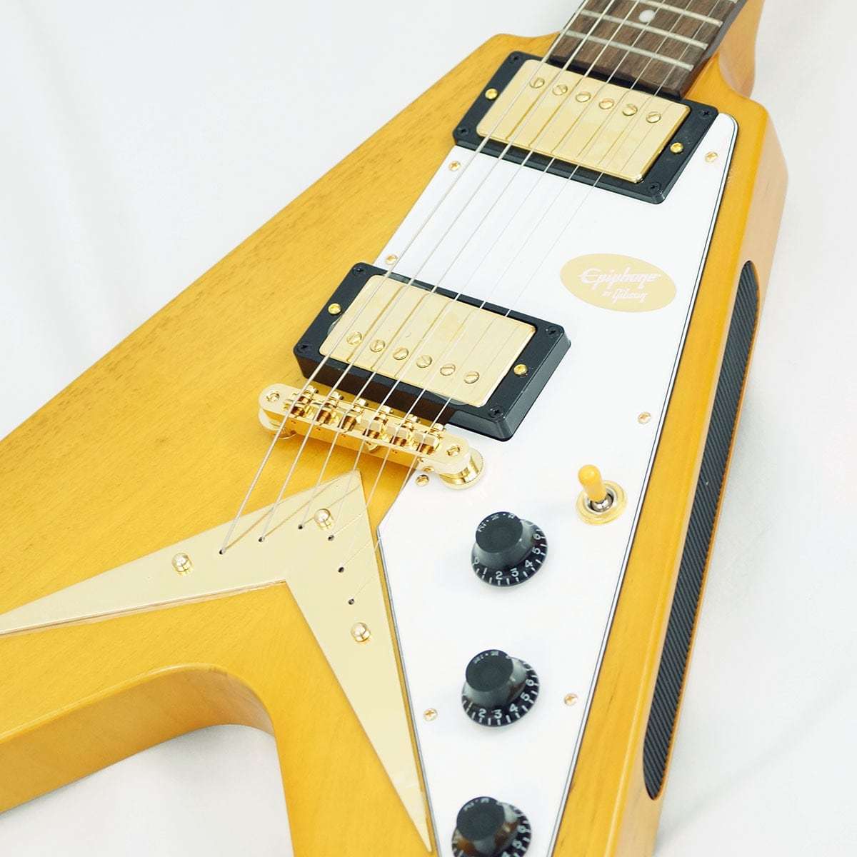 Epiphone Inspired by Gibson Custom Shop 1958 Korina Flying V (Aged