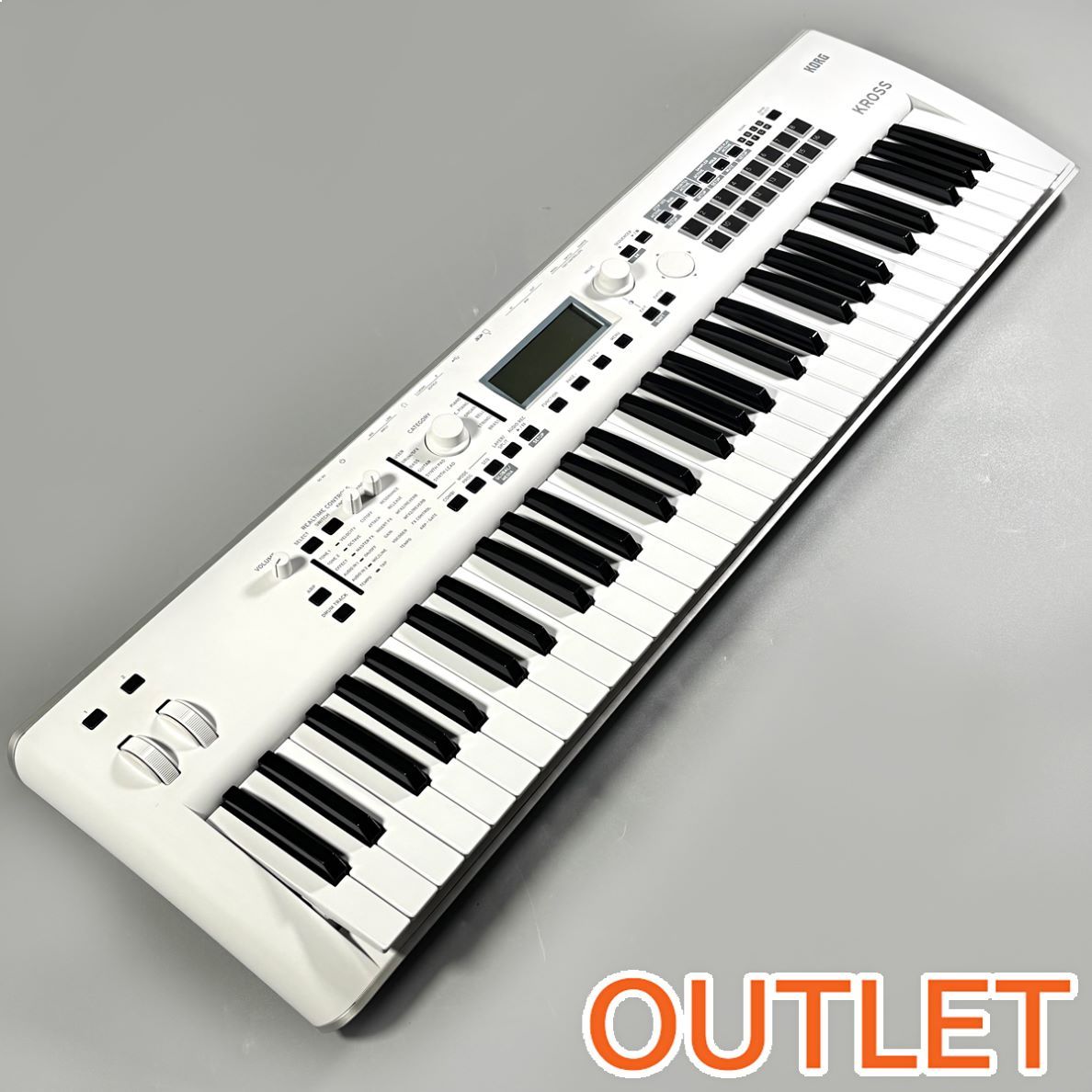 KORG KROSS2-61 (KROSS2-61-SC 限定ホワイト) 【ケース・TRITON